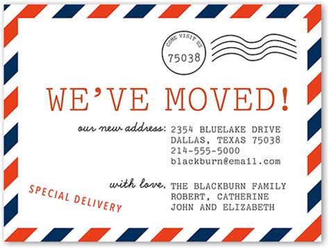 Weve Moved Postcard 4x5 Moving Announcement Cards Shutterfly