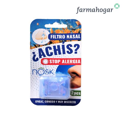 Filtro Nasal Nosk 2u Talla Grande Farmahogar Alergias