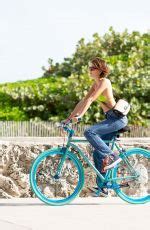 KAIA GERBER In Bikini Top Out Cycling In Miami 01 13 2020 HawtCelebs