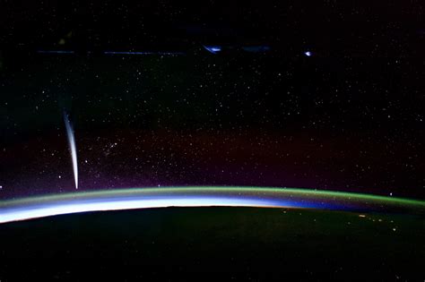 Comet Lovejoy Seen From The International Space Station Sciences