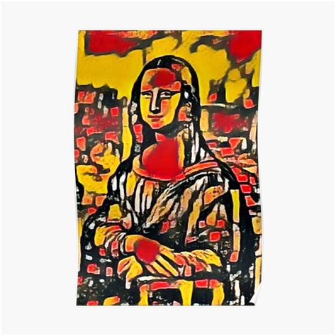 Mona Lisa 19 An Iconic Painting Reimagined Poster For Sale By