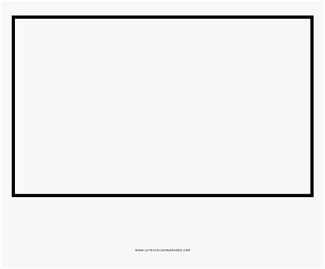 Rectangle Coloring Page Line Art Hd Png Download Transparent Png