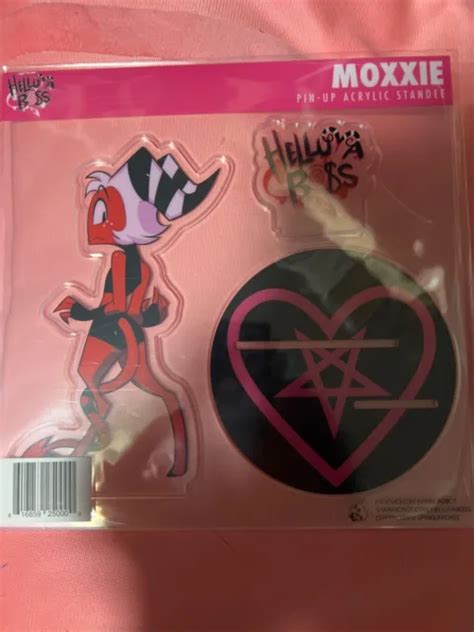 HELLUVA BOSS PIN Up Moxxie Limited Edition Acrylic Stand Standee Figure