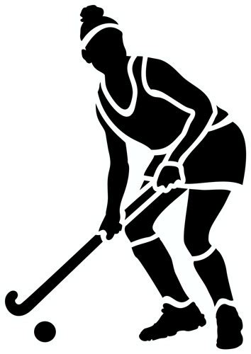 Field Hockey Player Silhouette At Getdrawings Free Download
