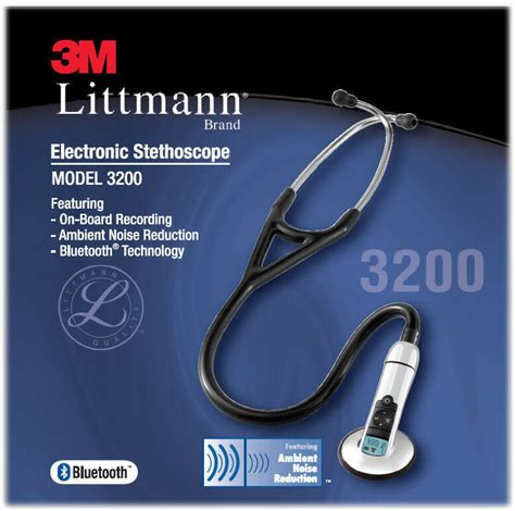 Littmann 3200 Electronic Stethoscope W Bluetooth Ebay