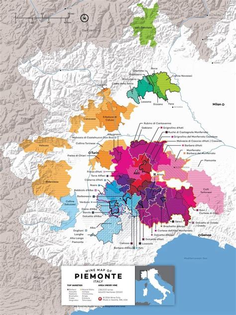 The Wines Of Piedmont Italy Docs And Docgs Wine Folly Wine Map