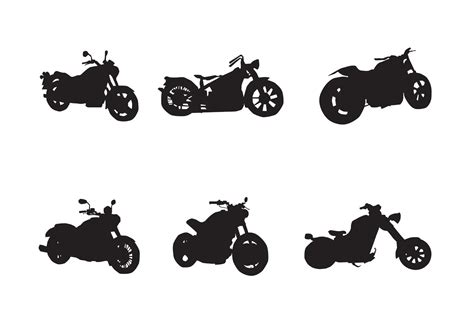 Free Motorcycle Vector Silhouettes Download Free Vector Art Stock