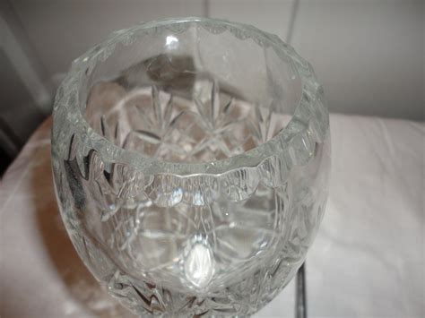 Heavy Cut Glass Vase Collectors Weekly