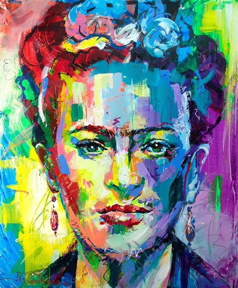 Frida Kahlo By Jos Coufreur Paintings For Sale Bluethumb Online