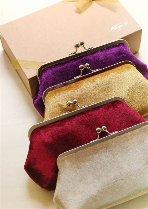 Velvet Clutches For Your Bridesmaids Clutch Purses For Weddings