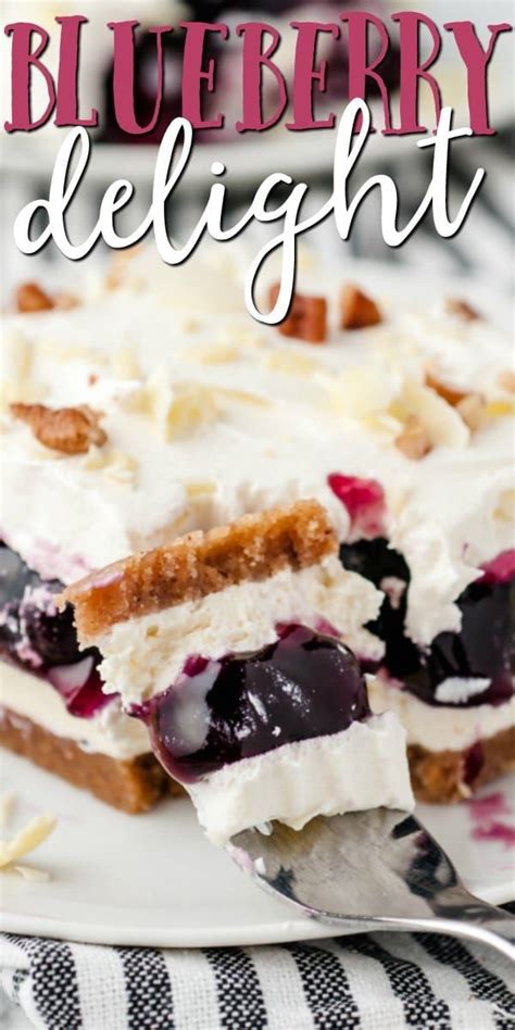 This Blueberry Delight Recipe Is Four Heavenly Layers Of Graham Cracker