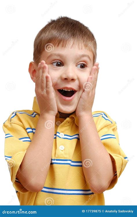 Portrait Of Surprised Child Royalty Free Stock Photo Image 17739875