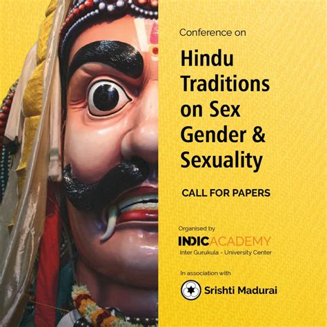 Conference On Hindu Traditions Of Sex Gender And Sexuality Indic Today