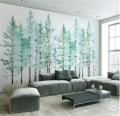This elegant wallpaper is simply stunning! Modern Simple Bedroom Living Room Wallpaper Small Fresh ...