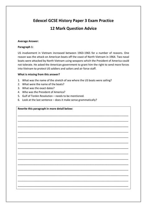 The purpose of this pack is to provide centres with marked exemplars of responses to the. Edexcel Paper Two Exemplars / Paper 2 9 1 : Edexcel ...