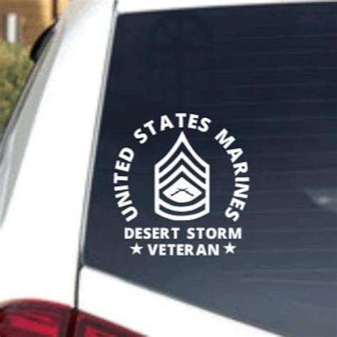 Gunnery Sergeant Decal Etsy