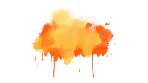 Splash Orange Color Png Vector Psd And Clipart With Transparent