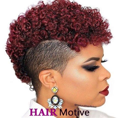 Have a look at these 20 curly mohawk hairstyles to adopt your next punk looks and have fun with your curls. 50 Ultra-Cool Shaved Hairstyles for Black Women Hair Motive
