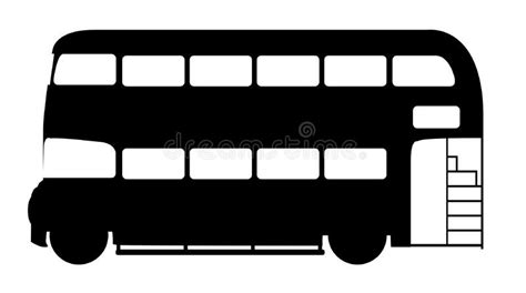 Bus Silhopuette Stock Illustrations 1 Bus Silhopuette Stock