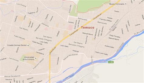 Map Of Temuco