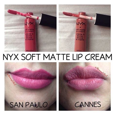 So i ordered the san paulo nyx matte lip cream a while back and found the color to be very different than the picture. NYX Soft Matte Lip Cream San Paulo & Cannes from ...