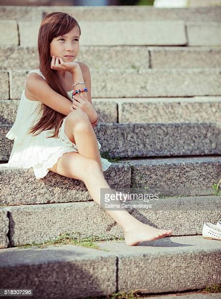 Preteen Girl Barefoot Bildbanksfoton Och Bilder Getty Images