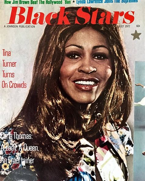 Twixnmixvintage Black Stars Magazine Covers Tina Turner July 1972the