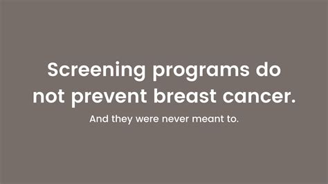 Rethink On Breast Cancer Screening Rethink Breast Cancer