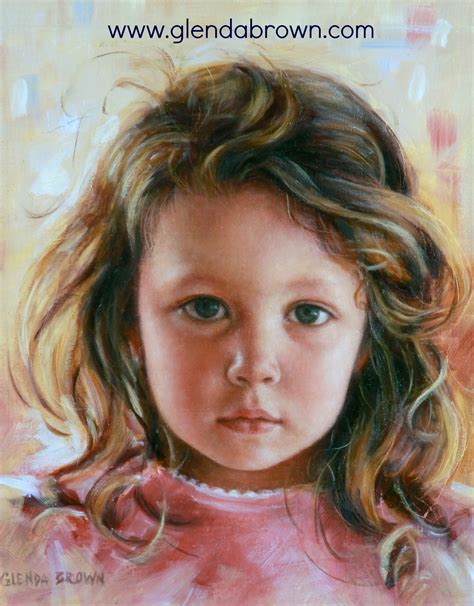 The Precious Face Of A Child Kids Portraits Pastel Portraits