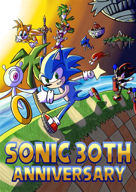 Sonic 30th Anniversary Art By Malphasans On Deviantart