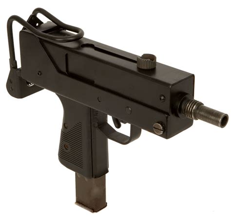 Rare Deactivated Ingram Mac 10 Machine Gun Fitted With Dummy Suppressor