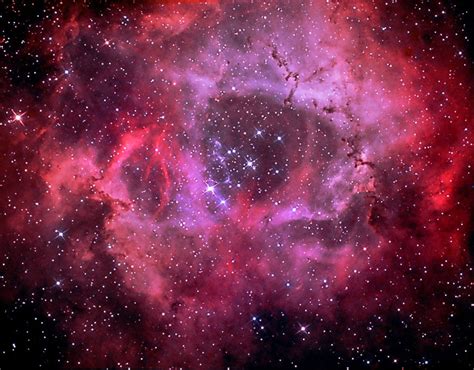 The Rosette Nebula Region Of The Milky Way Galaxy