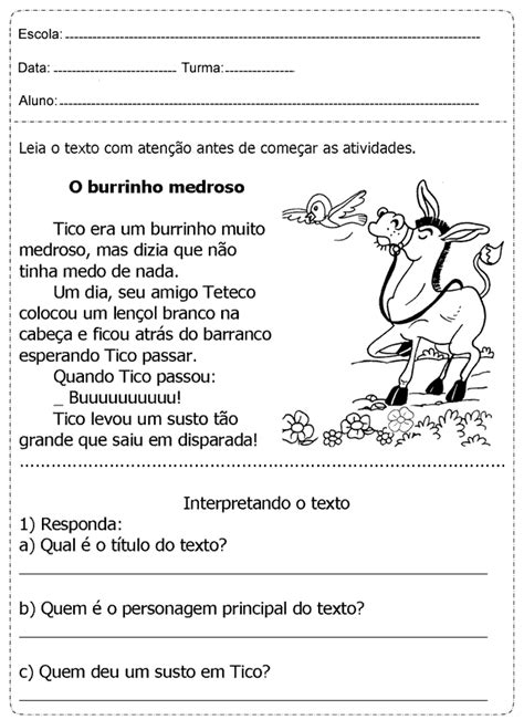 Interpretação De Texto Sobre O Dia Das Crianças Em Relação Crianças