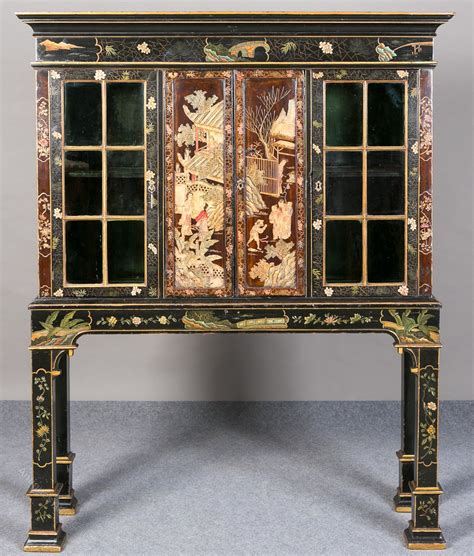 Unusual 19thcentury Chinesechinoiserie Cabinet Antiques Atlas