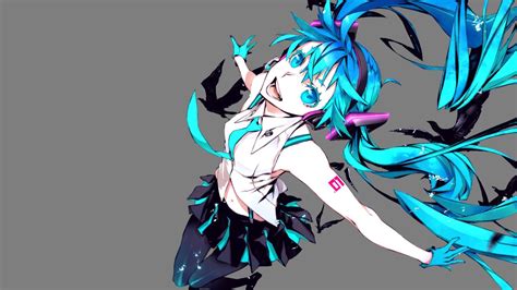 Blueeyes Bluehair Hatsunemiku Miwashirow Skirt Vocaloid Hatsune