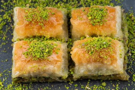 Turkish Dessert Sobiyet Baklava Stock Photo Image Of Lunch Fistik