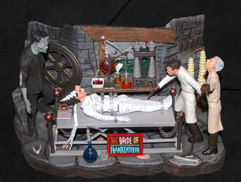 Aurora Bride Of Frankenstein Diorama The Doctor S Model Mansion