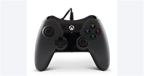 Xbox One Black Carbon Fiber Wired Controller Xbox One