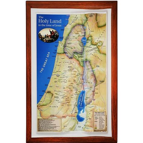 Map Of Holy Land In Jesus Time
