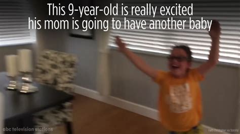 Watch Little Brothers Ecstatic Reaction When He Learns His Mom Is