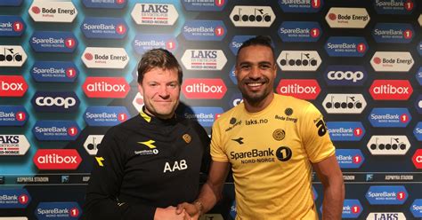 Slik lyder deler av bodø/glimts førr evig, og sjelden har teksten passet bedre enn i år. Tagbajumi signert for klubben / Bodø/Glimt