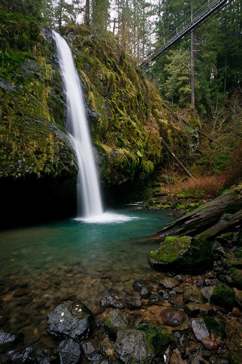 Drift Creek Falls Oregon United States World Waterfall Database