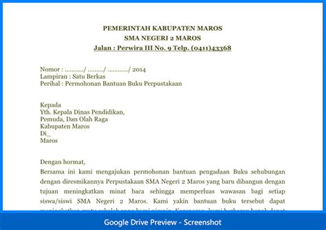 Misalkan anda adalah seseorang yang baru bergerak dalam sebuah usaha retail makanan ringan dan mendapatkan ada informasi di iklan koran akan harga grosir yang di tawarkan oleh sebuah pihak dalam partai besar. contoh surat permohonan bantuan buku sekolah dan perpustakaan | Wiki Edukasi Share