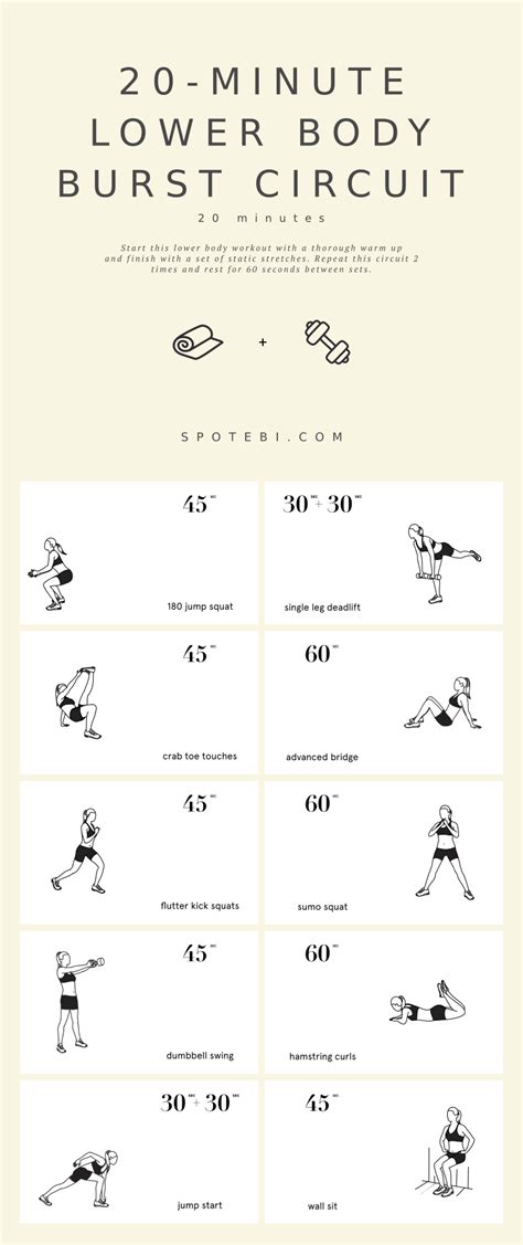 20 Minute Circuit Workout At Home