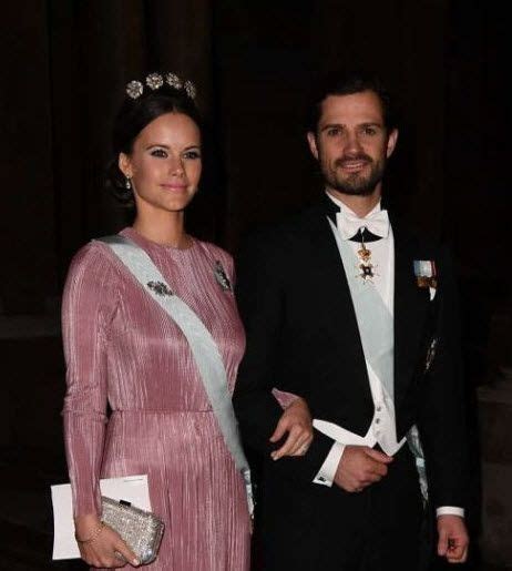 Princess Sofia In The Small Button Tiara At The Kings Dinner For The