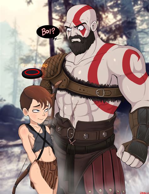 Post Atreus God Of War Kratos Shadman