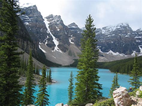 Moraine Lake Alberta The Most Photographed Spot In The Canadian