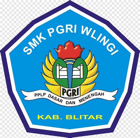 Logo Smk Pgri Wlingi Sekolah Kejuruan Islami Teks Lain Lain Png Pngegg