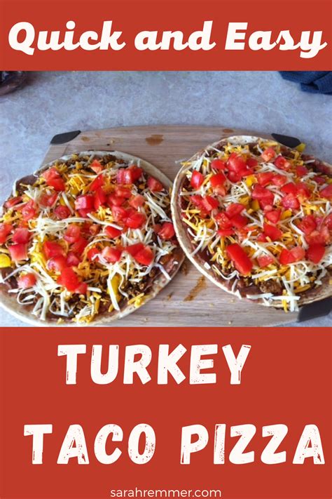 Quick And Easy Turkey Taco Pizza Recipe For Busy Families Recipe Easy Turkey Tacos Turkey