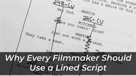 Why Every Filmmaker Should Use A Lined Script Youtube